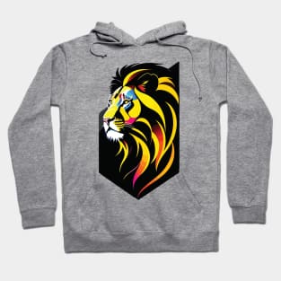 lion looking away and daydreaming Hoodie